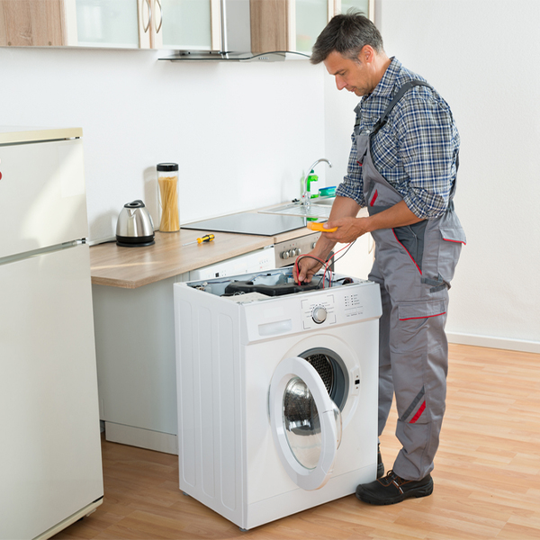 can you walk me through the steps of troubleshooting my washer issue in Kenney